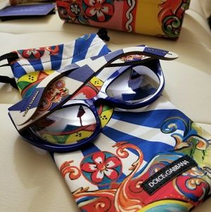 DOLCE & GABBANA Sicilian Wood Carretto Sunglasses